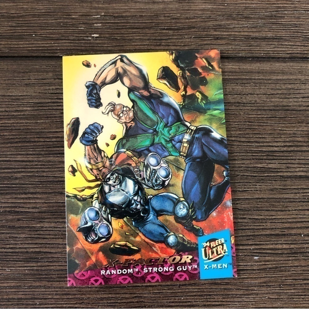 X-men ’94 Fleer Ultra trading card: X-Factor: Random, Strong Guy #118